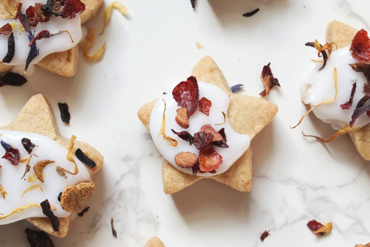 Estrelas de abóbora com especiarias de gengibre