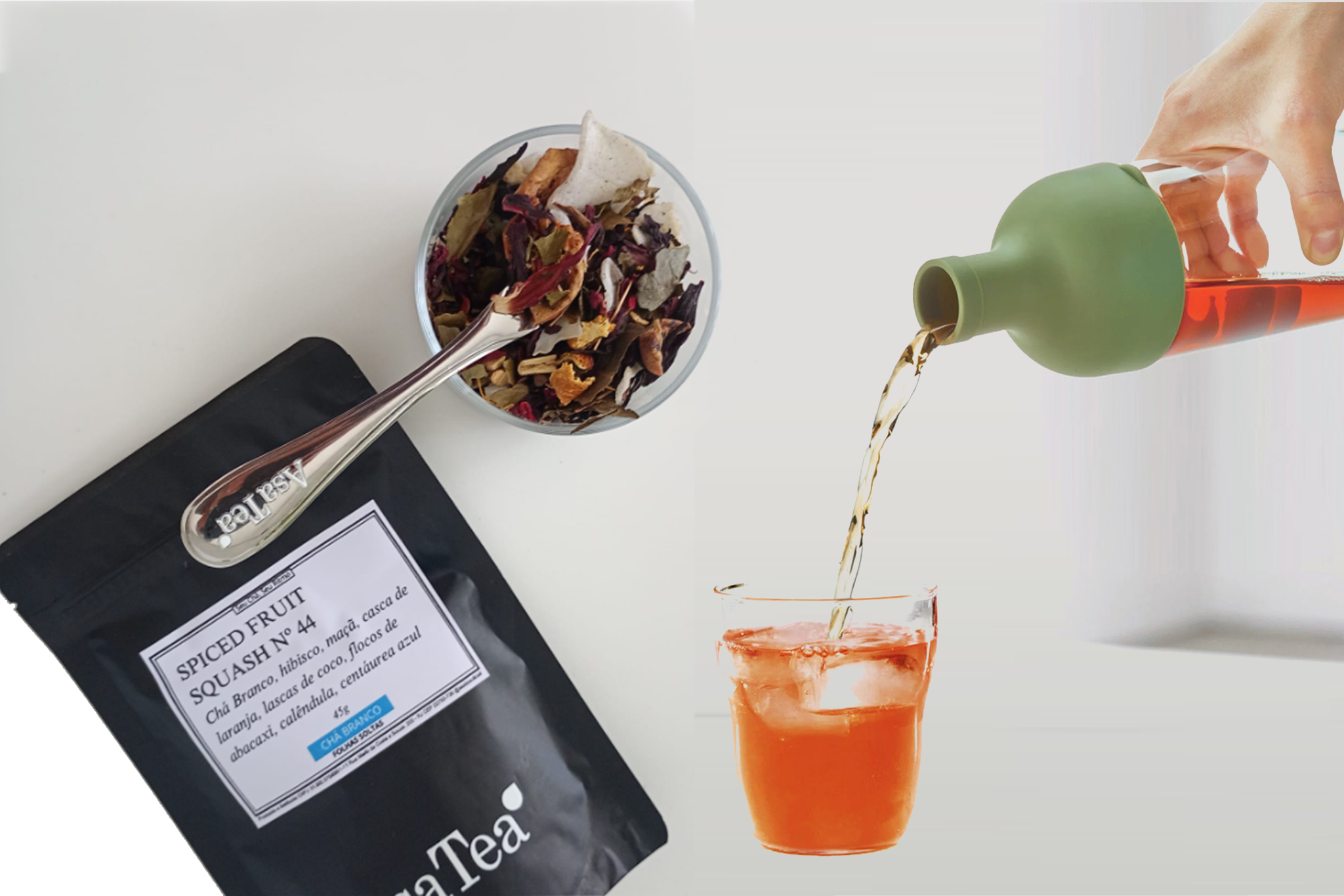 Chá Pouch: chá cold brew